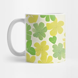 Scattered Clover 8 (MD23Pat004c) Mug